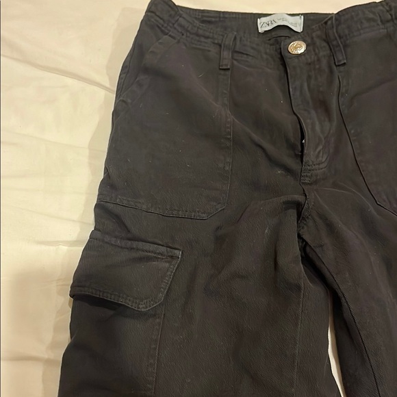 Black Cargo Pants - Picture 3 of 4